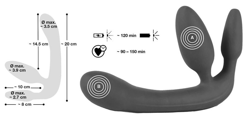 Strapless Strap-On Trio