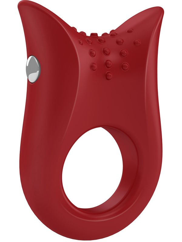OVO B2 penisring med vibrasjon i silikon