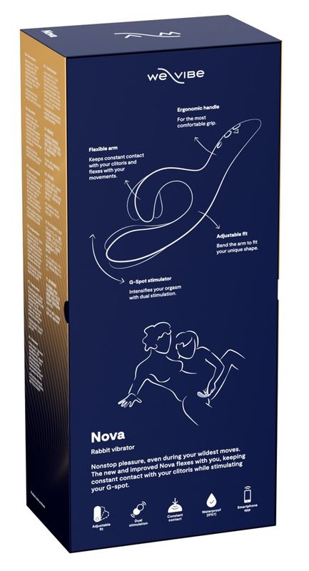 We-Vibe Nova 2 rabbitvibrator blå