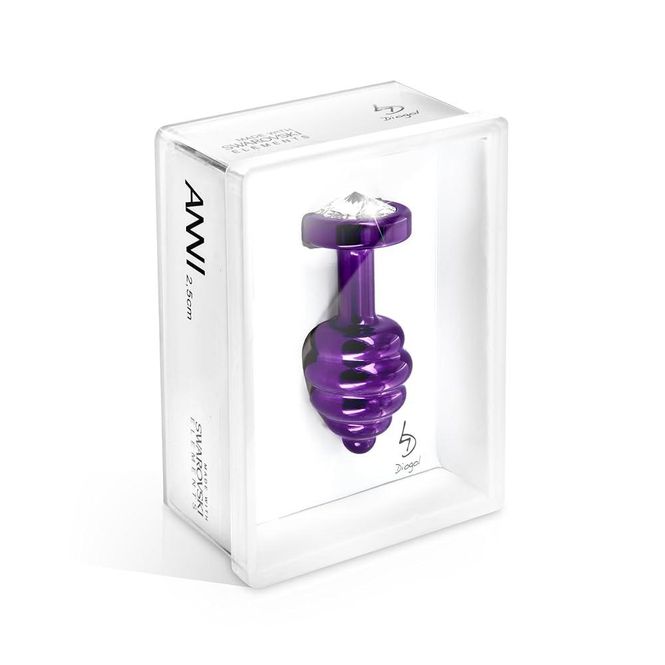 Hovedbilde Anni Ano Buttplug 3 cm -  Lilla design med ...