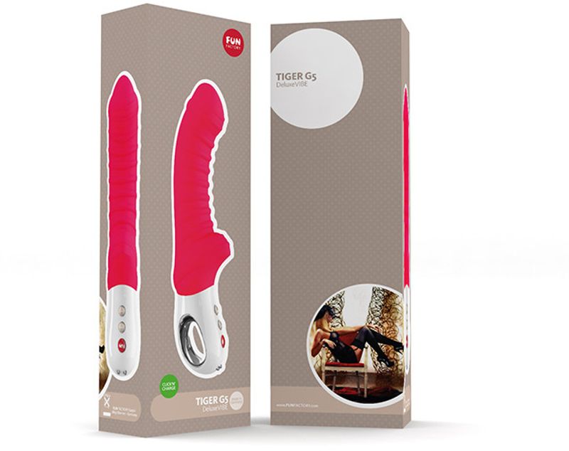 Fun Factory G5 Tiger G-punkt vibrator rød