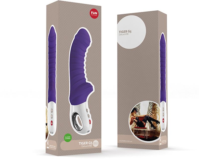 Fun Factory G5 Tiger G-punkt vibrator lilla